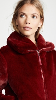 Generation Love Heidi Faux Fur Bomber