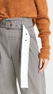 Yigal Azrouel High Waisted Houndstooth Pants
