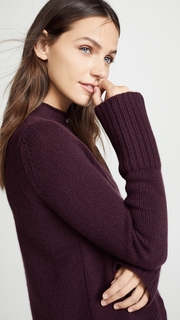 TSE Cashmere Sweater with Curved Hem