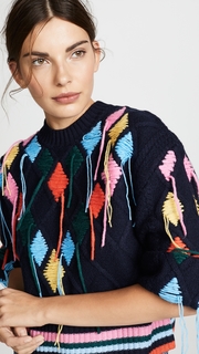 Mira Mikati Cable Knit Sweater