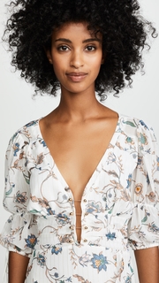 For Love & Lemons Elyse Flirty Mini Dress