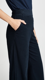 FRAME Fine Variegated Wide Leg Pants