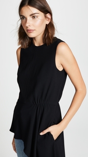 Tibi Draped Top