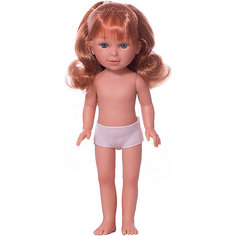 Кукла Vestida de Azul Паулина с медными волнистыми волосами, 33 см