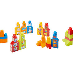 Обучающий конструктор Mega Bloks "Изучаем животных" Mattel