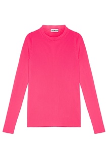 Розовый джемпер в рубчик Balenciaga