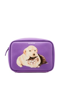 Фиолетовая сумка с принтом Everyday XS AJ Balenciaga