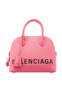 Розовая сумка с логотипом Ville small Balenciaga