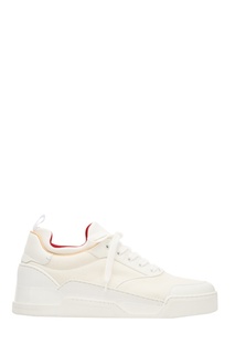 Белые кроссовки Aurelien Flat Christian Louboutin