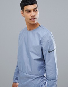 Серая куртка с круглым вырезом Nike Running Run Division 928497-445 - Серый