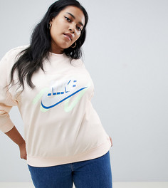 Свитшот с логотипом Nike Plus Archive Peach - Оранжевый