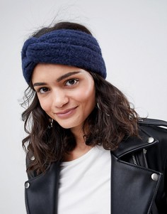 Трикотажная повязка на голову ASOS DESIGN - Темно-синий