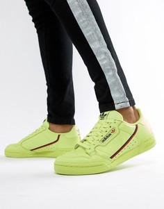 Желтые кроссовки в стиле 80-х adidas Originals Continental B41675 - Желтый