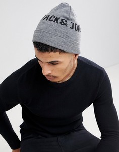 Шапка-бини Jack & Jones Core - Серый