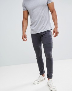 Черные байкерские брюки с 5 карманами Celio - Черный
