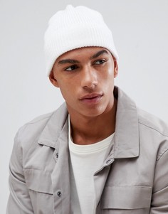 Белая шапка-бини ASOS DESIGN - Белый