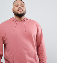 Худи розового цвета ASOS DESIGN plus - Розовый