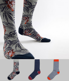 Набор из 3 пар носков в подарочной упаковке Ted Baker - Мульти