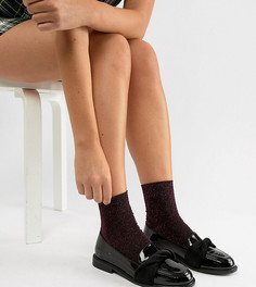 Туфли на плоской подошве для широкой стопы ASOS DESIGN Madalyn - Черный