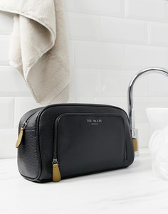Кожаный несессер Ted Baker Soaps - Черный