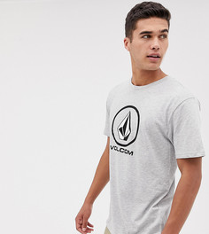Серая футболка Volcom - Серый