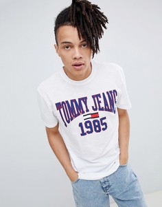 Белая футболка с логотипом Tommy Jeans 1985 - Белый