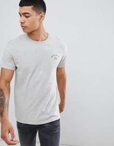 Серая футболка с логотипом Jack Wills Clayesmoore - Серый
