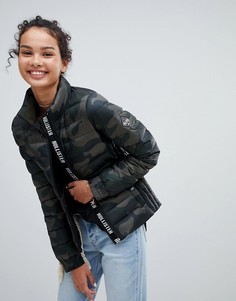 Дутая куртка Hollister - Зеленый