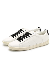 Кожаные кеды Court Classic на шнуровке Saint Laurent