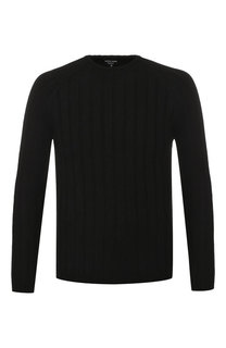 Кашемировый джемпер фактурной вязки Giorgio Armani
