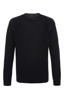 Шерстяной джемпер фактурной вязки Polo Ralph Lauren