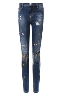 Джинсы с декоративной отделкой Philipp Plein