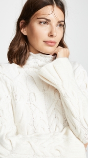 TSE Cashmere Handknit Cashmere Cable Sweater