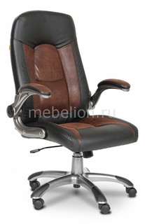 Кресло для руководителя Chairman 439 коричневый, черный/серый, черный