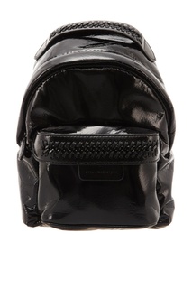 Лакированный черный рюкзак Stella Mc Cartney
