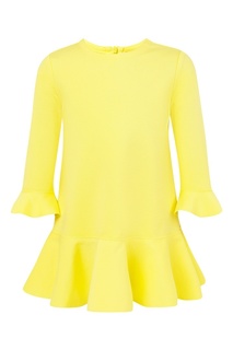 Желтое платье с заниженной талией Il Gufo