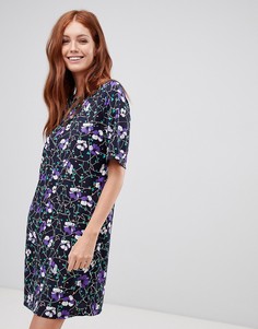 Цельнокройное платье с цветочным принтом Vero Moda - Мульти