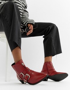 Ботинки в стиле вестерн Steve Madden Leia - Красный