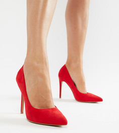 Остроносые туфли на высоком каблуке ASOS DESIGN PARIS - Красный