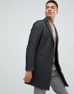 Шерстяное пальто Jack & Jones Premium - Серый