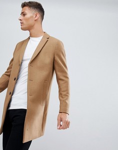 Шерстяное пальто Jack & Jones Premium - Рыжий