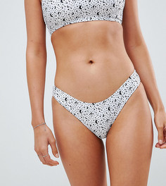 Плавки бикини с высоким вырезом по бедру Peek & Beau celestial - Белый