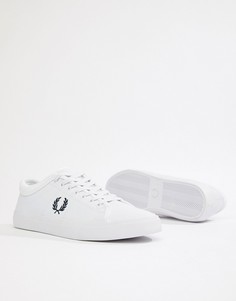 Белые кожаные кеды Fred Perry Kendrick - Белый