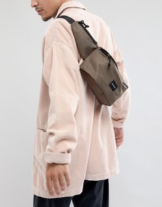 Сумка-кошелек через плечо цвета хаки с карманами ASOS DESIGN - Зеленый