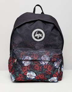 Рюкзак с принтом роз Hype - Черный