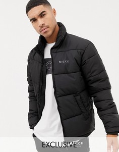 Черная дутая куртка Nicce эксклюзивно для ASOS - Черный
