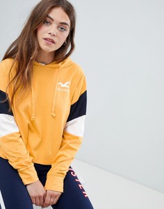 Худи с логотипом Hollister - Желтый