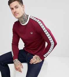 Бордовый лонгслив Fred Perry Sports Authentic - Красный