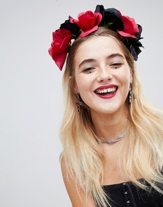 Повязка на голову с цветами ASOS DESIGN HALLOWEEN - Мульти