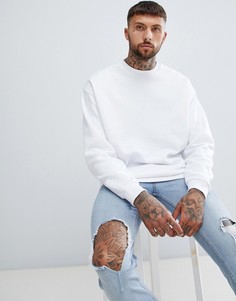 Белый oversize-свитшот ASOS DESIGN - Белый